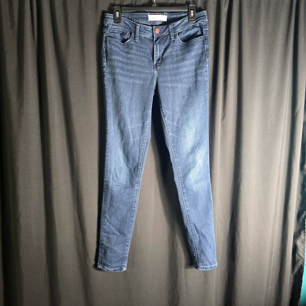BKE Stella Mid Rise Skinny Jeans Dark Wash Slim Fit Stretch Denim 30x31.5‎